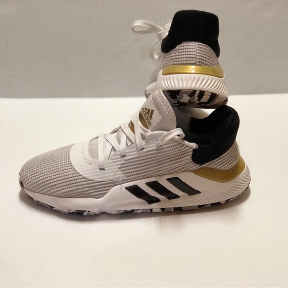adidas Other - Adidas Pro Bounce 2019 Low Cloud White/Core Black/Gold Metallic